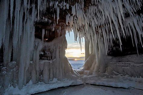 Apostle Island Ice Caves Lake Superior Photo By Andy Rathbun