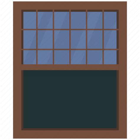 Apartment window, balcony window, home window, living room, window frame icon