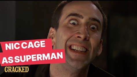 Nic Cage Was Almost Superman Youtube