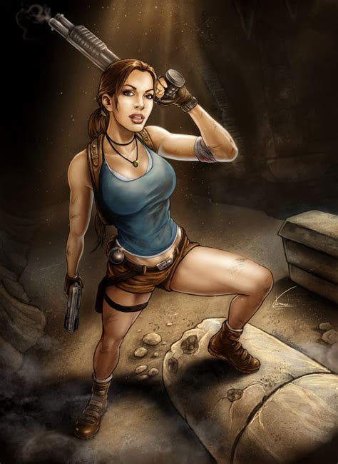 Official Tomb Raider Blog Fanart Lara Croft Classic By Vinroc