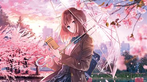 Download Blossom Anime Girl Beautiful Wallpaper 1600x900 Widescreen 169 Widescreen