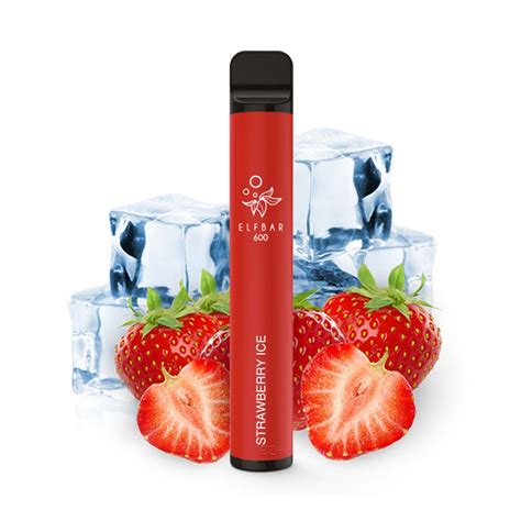 Buy Elf Bar 600 Disposable Strawberry Ice 20mg Vapstore®