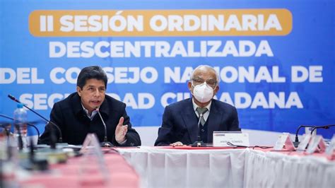 Presidente Castillo Lider La Ii Sesi N Ordinaria Del Consejo Nacional