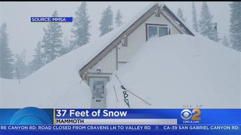 Mammoth Mountain Has The Most Snow In The Country Right Now Youtube