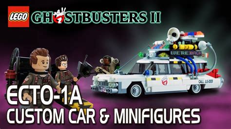 Lego Ghostbusters Custom Ecto 1a And Minifigures Ghostbusters 2 Set