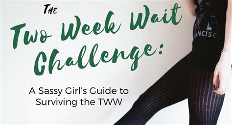 Taking The Two Week Wait Challenge Fit Bottomed Girls