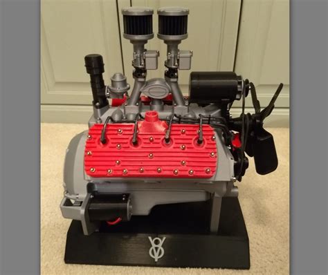 3d Printable V8 Engine