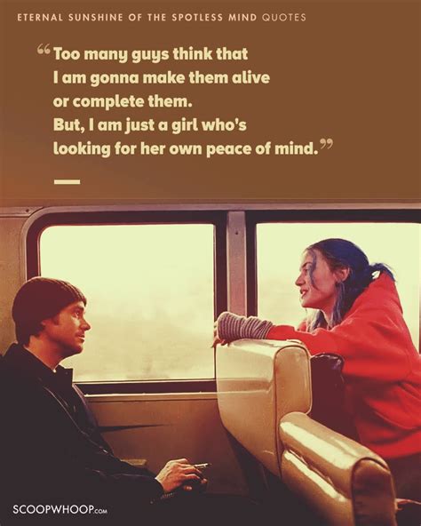 15 Eternal Sunshine Of The Spotless Mind Quotes Which Show Love Is An Imperfectly Perfect Feeling