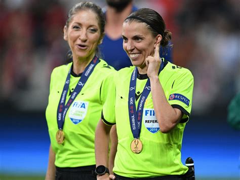 #fifawwc final referee stephanie frappart is ready to make history tomorrow, where she will be the first female lead official in a major men's european game. Jurgen Klopp praises 'brilliant' referee Stephanie Frappart after making history | The Independent