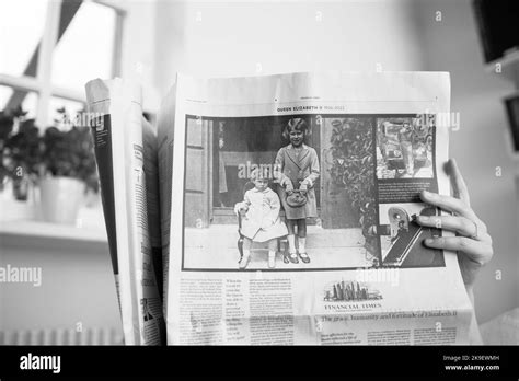 Paris, France - Sep 9, 2022: Living room lectures - Woman reading