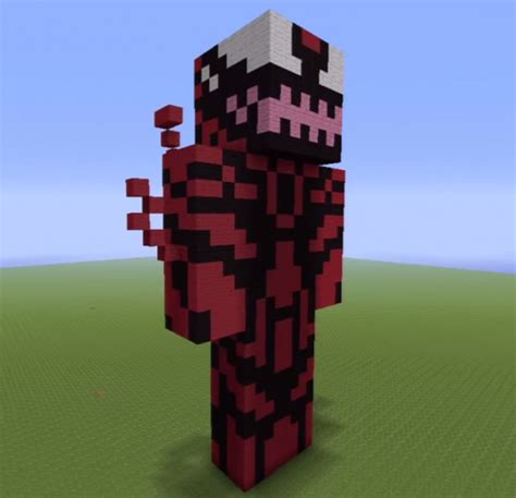 Carnage Statue Blueprints For Minecraft Houses Castles Towers And