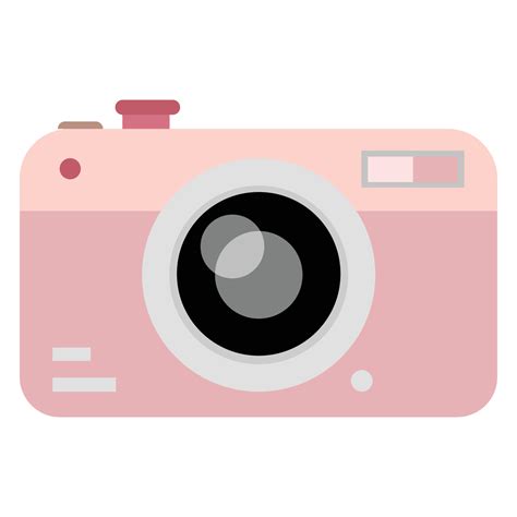 Photo Camera Cute Pink Camera 16228114 Vector Art At Vecteezy