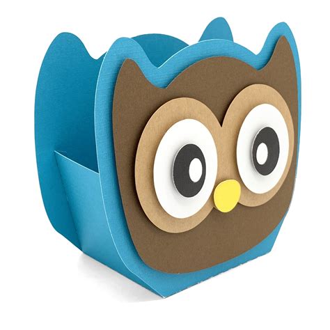 Cute Little Owl Box Studio Ilustrado