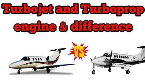 Turbojet Engine Turboprop Engine Difference Between Turbojet And