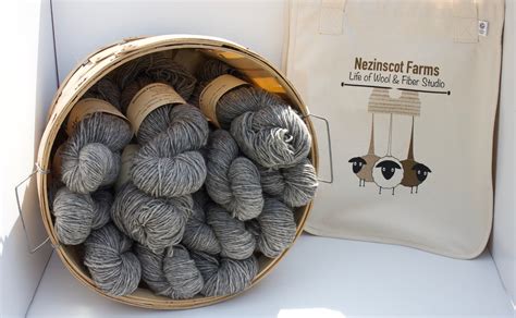 Nezinscot Farm Store I Yarn Natural Mohair And Wool