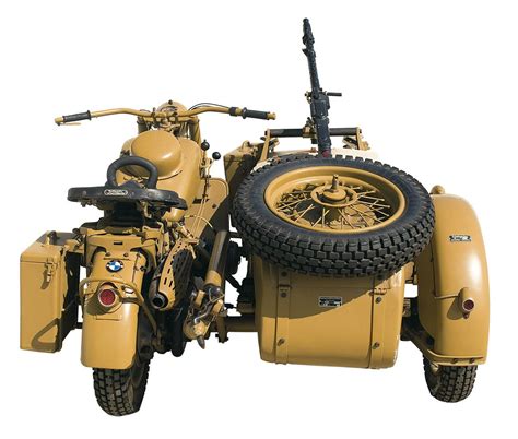 Extremely Rare Wwii Nazi Military Bmw R75 Motorcycle And Sidecar