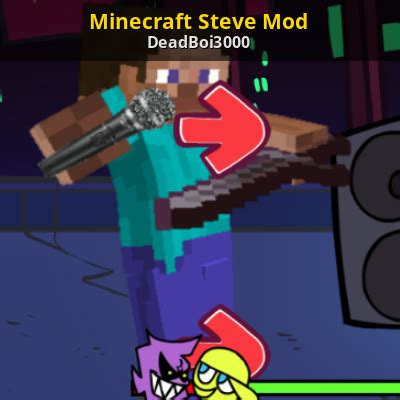 Friday night funkin' is a music and rhythm game in which you will have to participate in battles against your girlfriend's father who is a seasoned musician. Minecraft Steve Mod Friday Night Funkin' Skin Mods