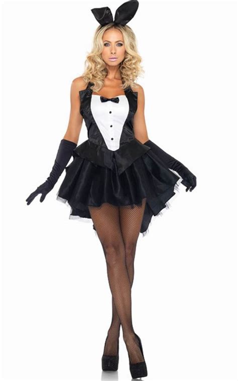 Free Shipping Extremely Cute Bunny Fancy Costumes For Adults Tux Tails