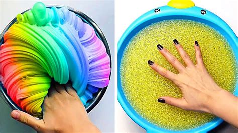 Satisfying Slime Asmr Relaxing Slime Videos 519 Youtube