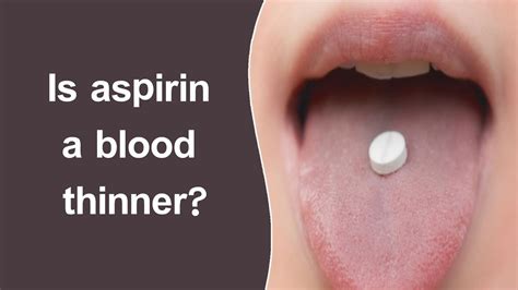 Is Aspirin A Blood Thinner Youtube