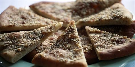 Flatbread is a staple in typical middle eastern breakfasts. Maneesh Recipe - Middle Eastern Flatbread - Great British ...
