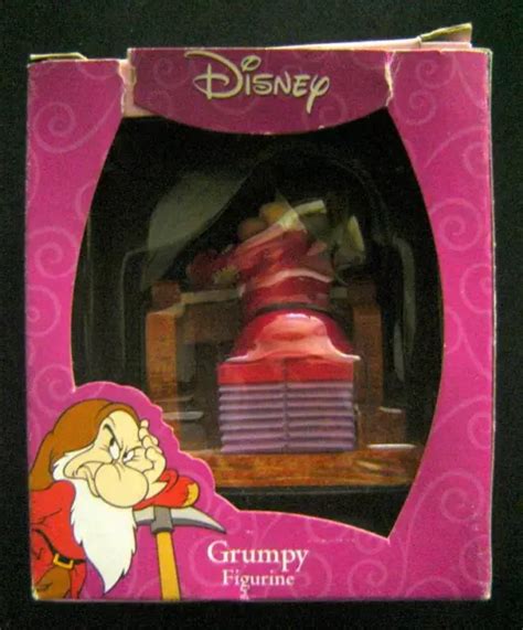 Walt Disney Princess Dwarf Ceramic Figurine Grumpy By Enesco Mib 65th Anniv Cvs 999 Picclick