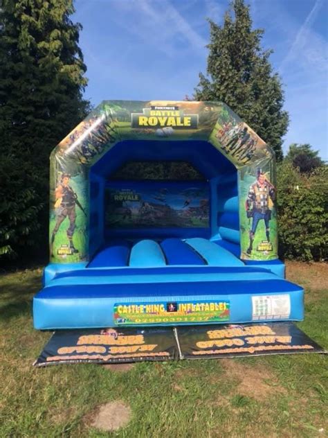 Fortnite Themed Bouncy Castle Castle King Inflatables Widnes