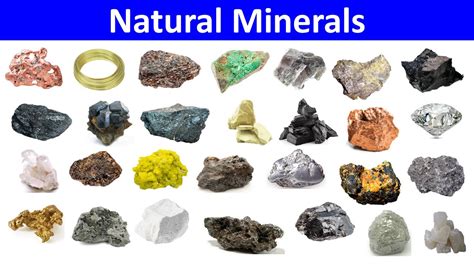 Minerals Name In Hindi And English With Picture Mineral Vocabulary खनिज पदार्थ Natural