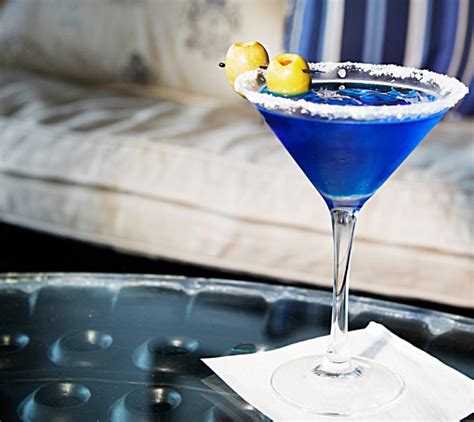 Signature Cocktail Recipes Godolphins Royal Blue Martini