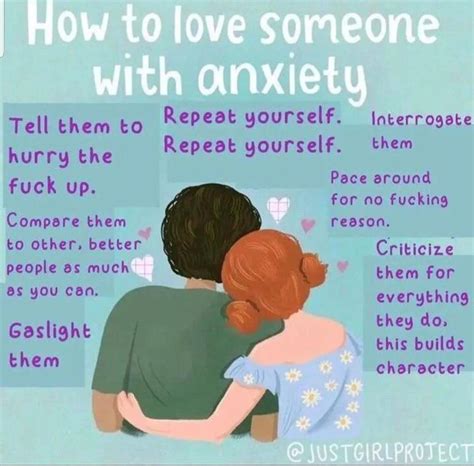 how to love someone with anxiety know your meme