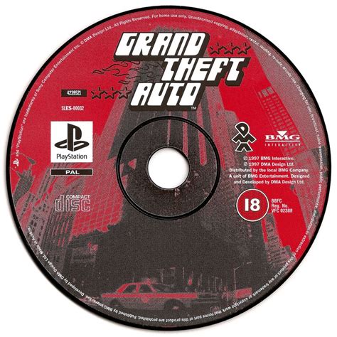 Grand Theft Auto 1997 Playstation Box Cover Art Mobygames