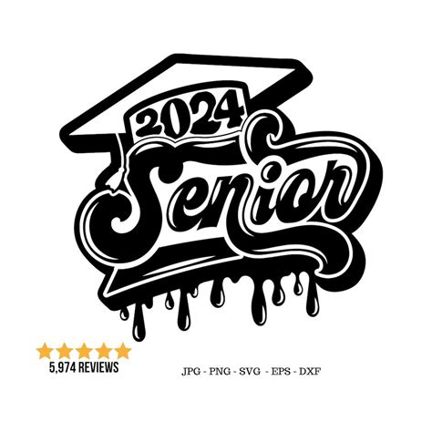 Senior Svg Senior 2024 Senior Shirt Svg Class Of 2024 Svg Senior Year High Senior Year