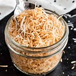 Easy Toasted Coconut Recipe - Shugary Sweets