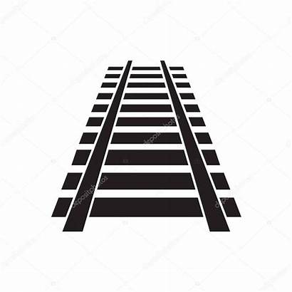 Track Railway Icon Rail Fer Train Voie