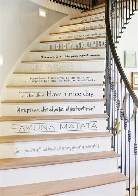 Great savings & free delivery / collection on many items. 20 DIY Wallpapered Stair Risers Ideas To Give Stairs Some ...
