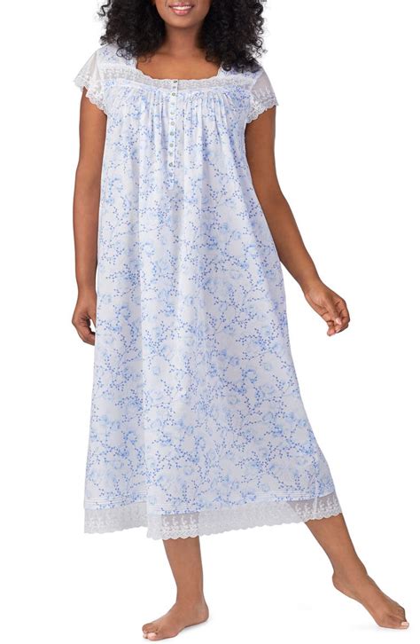 Eileen West Cotton Lawn Nightgown Plus Size Nordstrom