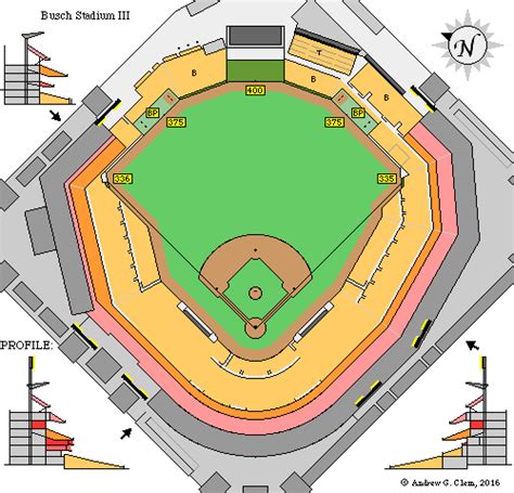 St Louis Cardinals Busch Stadium Map Iqs Executive