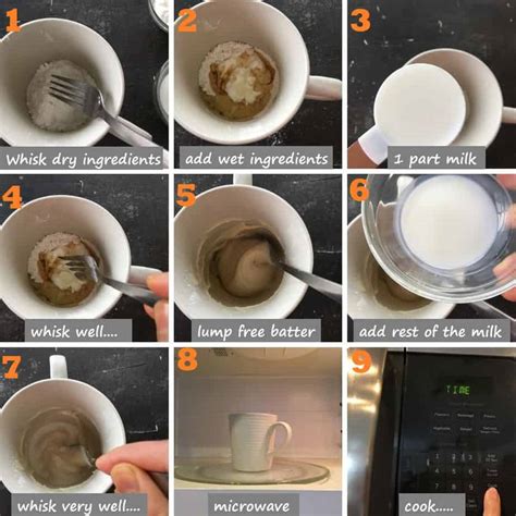 I mix all the wet ingredients first really well, then. Vanilla Mug Cake No Egg | Eggless Vanilla Mug Cake ...