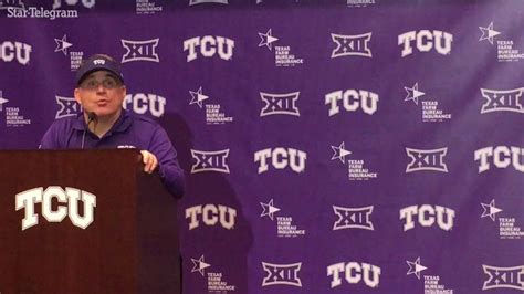Tcu Coach Gary Patterson After Double Ot Loss To Arkansas Youtube