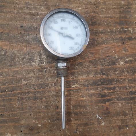Manometer 75mm 200ºf Manometers Vintage Gebruikt Diypipe