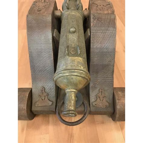 Brass Lantaka Cannon From South East Asia On Custom Wood Carriage