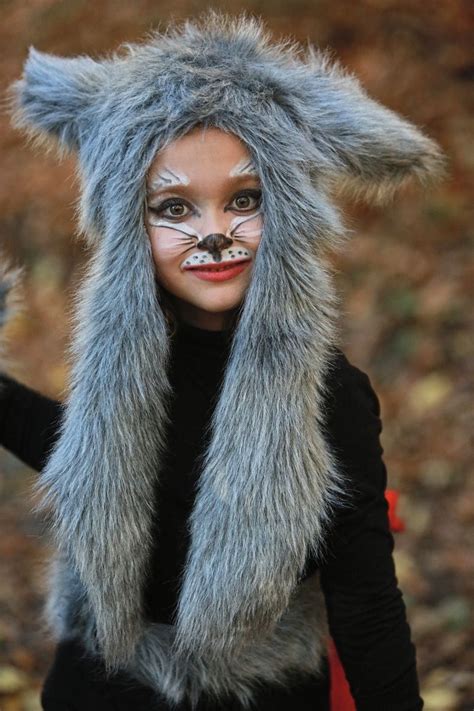 Diy Halloween Kids Costumes Little Red Riding Hood And Wolf Fannice