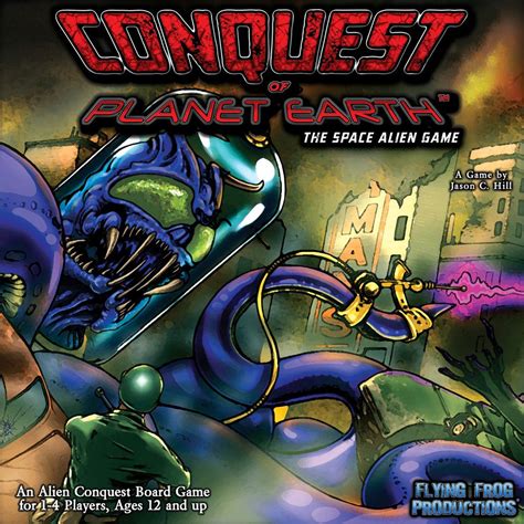 Conquest Of Planet Earth The Space Alien Game Team Games Board Games