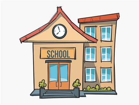 School Clipart Images In Collection Page Transparent School Building