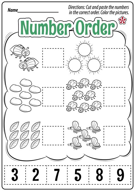 Number Activities For Preschoolers Printable Workshee