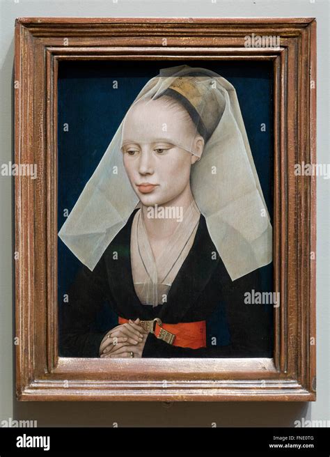 Portrait Of A Lady By Rogier Van Der Weyden Circa 1460 Stock Photo