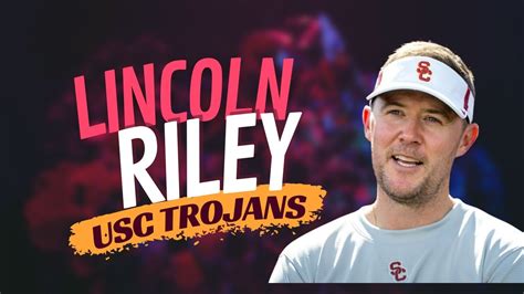 Lincoln Riley Rivalry Week History Usc Trojans Football Head Coach