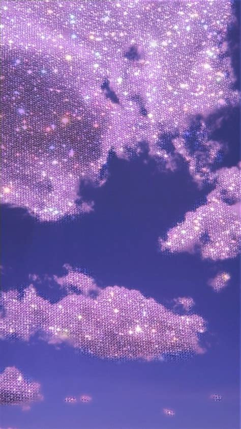 Pink Clouds From My Windows With Glitters Sparkle Wallpaper Pink