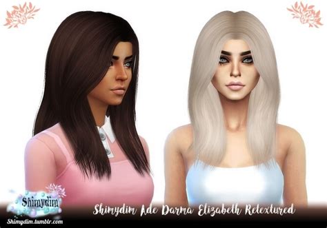 Ade Darma Elizabeth Hair Retexture At Shimydim Sims Sims 4 Updates