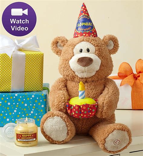 Happy Birthday Animated Bear By Gund